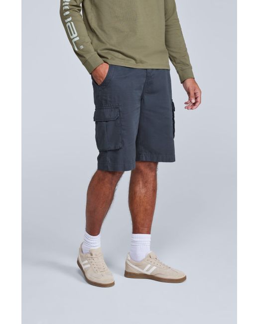 Mountain Warehouse Blue Haze Cargo Shorts Casual Summer Hiking Cotton Short Pants for men