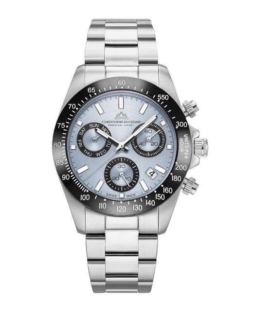 Christophe Duchamp Gray Grand Mont Ceramic Watch 42Mm for men