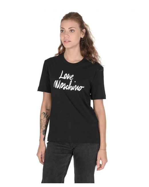 Love Moschino Black T-Shirt