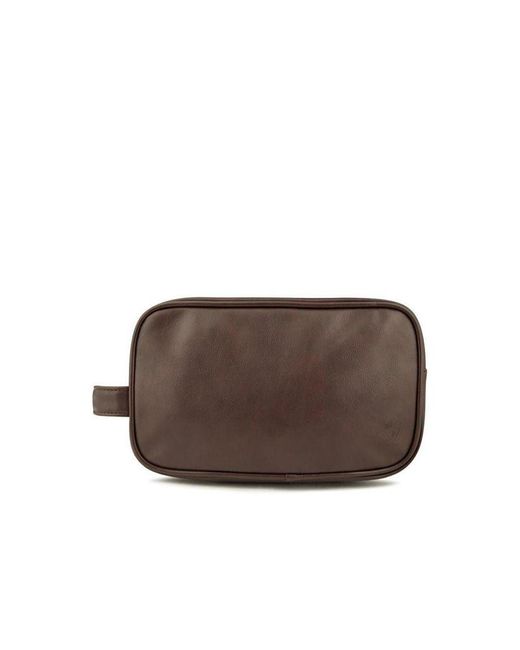 Howick Brown Accessories Washbag for men