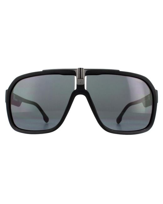 Carrera Gray Aviator Matte Sunglasses for men