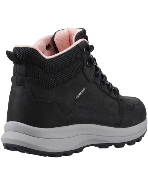 Cotswold Black Oddington Nubuck Hiking Boots