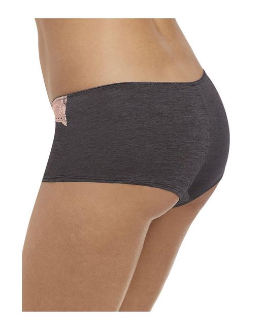 Freya Black Chi Brief Charcoal