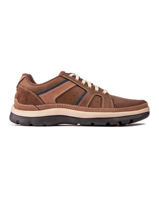 Rockport Brown Wt Classic Shoes for men
