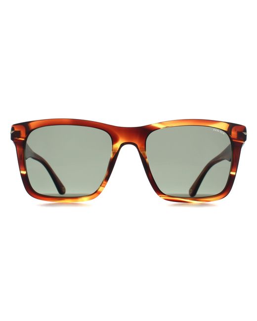 Police Brown Square Shiny Striped Spln35 Champ 9 for men