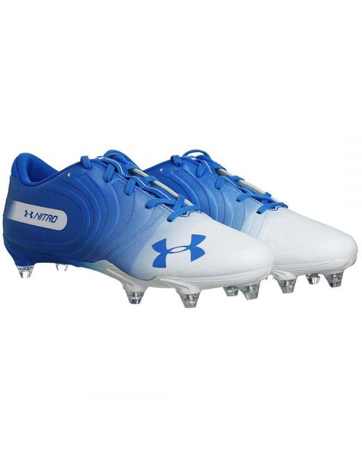 Under Armour Blue Team Nitro Low Football Boots for men