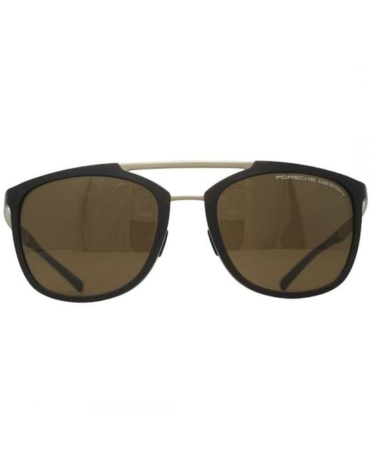 Porsche Design Brown P8671 C Sunglasses for men