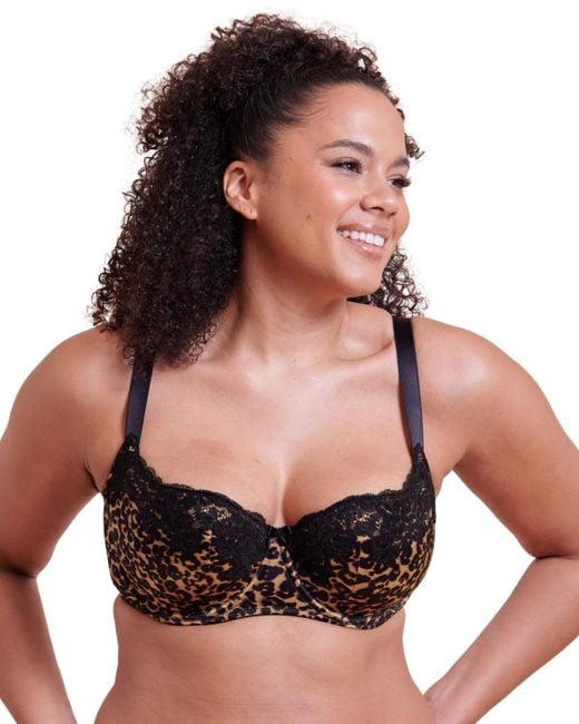 Curvy Kate Black Ck110106 Boost Lace Padded Balcony Bra
