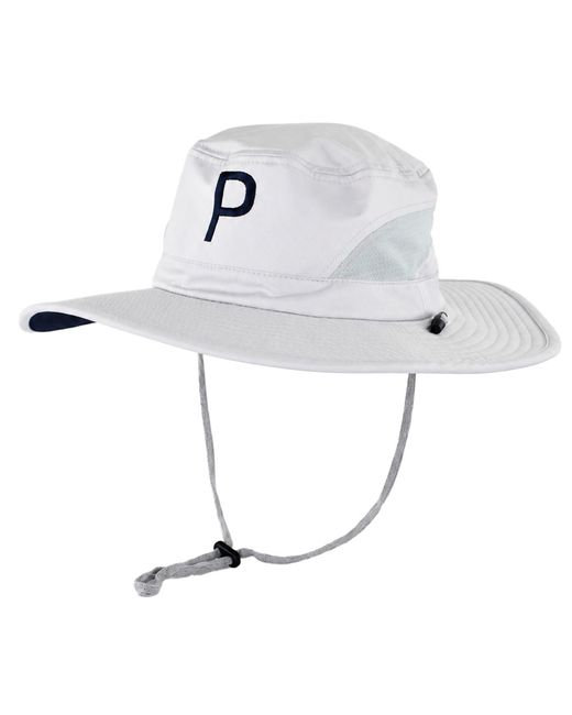 PUMA White Aussie P Golf Bucket Hat for men