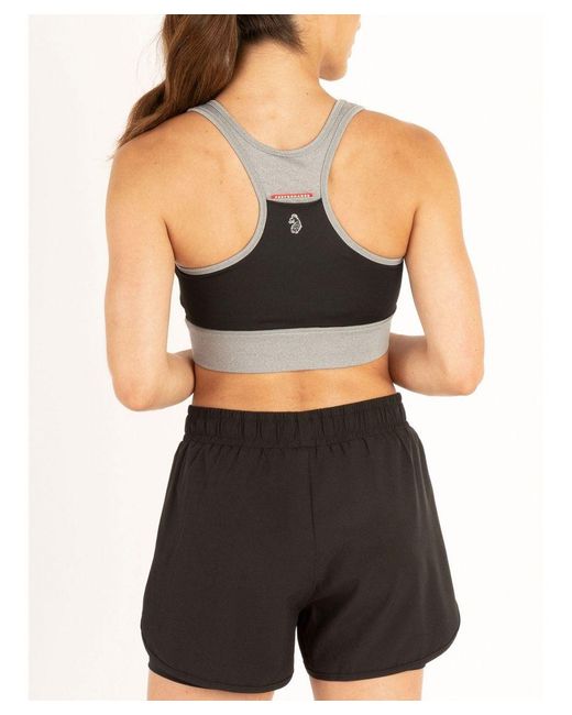 Luke 1977 Black Spin Sports Bra
