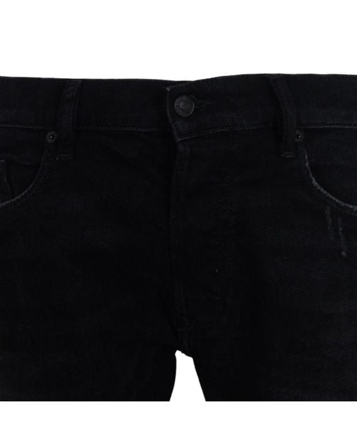 DIESEL Black Tepphar-X Denim Jeans Cotton for men