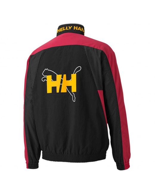 PUMA Black X Helly Hansen Tfs Windbreaker Track Jacket 597144 15 for men