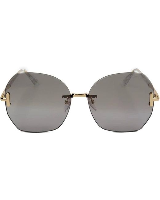 Tom Ford Gray Ft0810 K 32C Asian Fit Sunglasses Metal for men