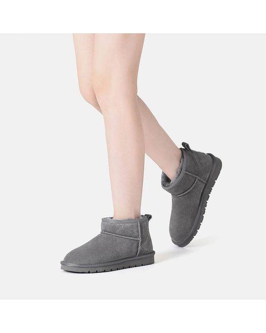 EVER AU Gray Finch Ultra Mini Classic Boots
