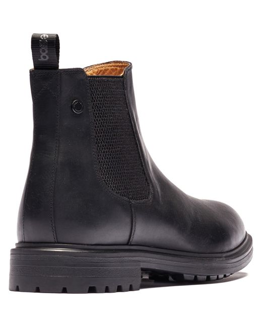 Base London Blue Roebuck Leather Boots for men