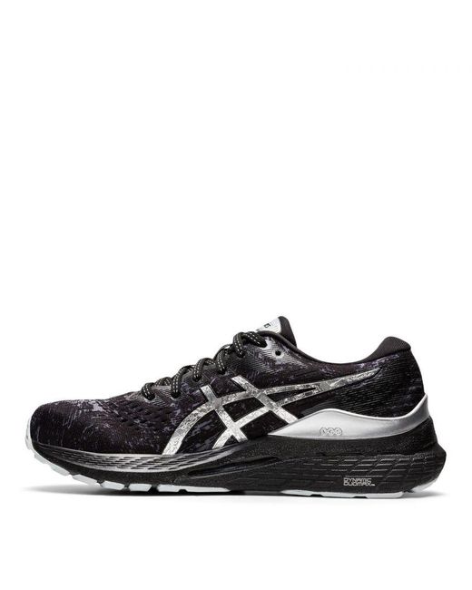 Asics Black Gel-Kayano 28 Platinum Running Shoes