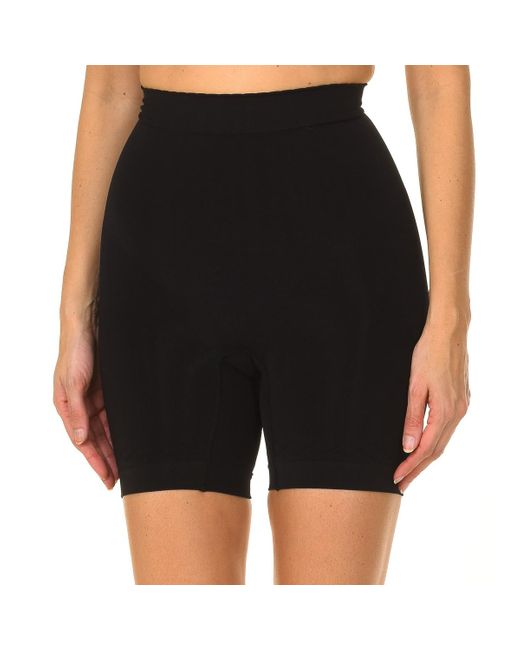 Intimidea Black High-Waisted Modeling Shorts Class 410465