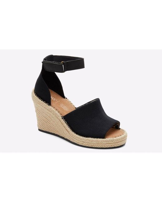 TOMS Black Marisol Sandals