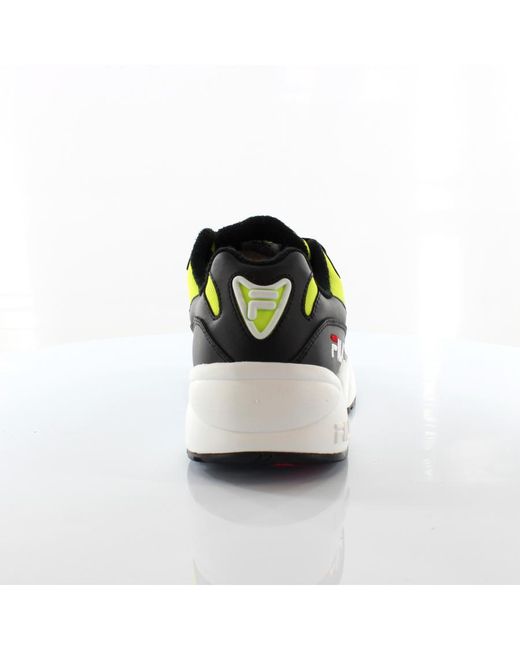Fila Gray V94M Low /Lime Trainers for men