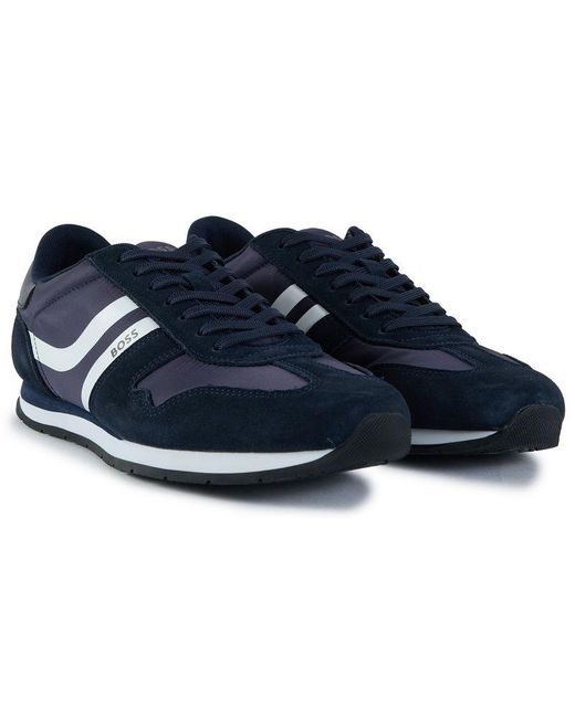 Boss Blue Levon Trainers for men