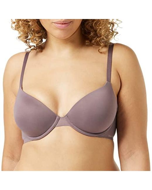 Calvin Klein Purple Perfectly Fit Flex T-Shirt Bra