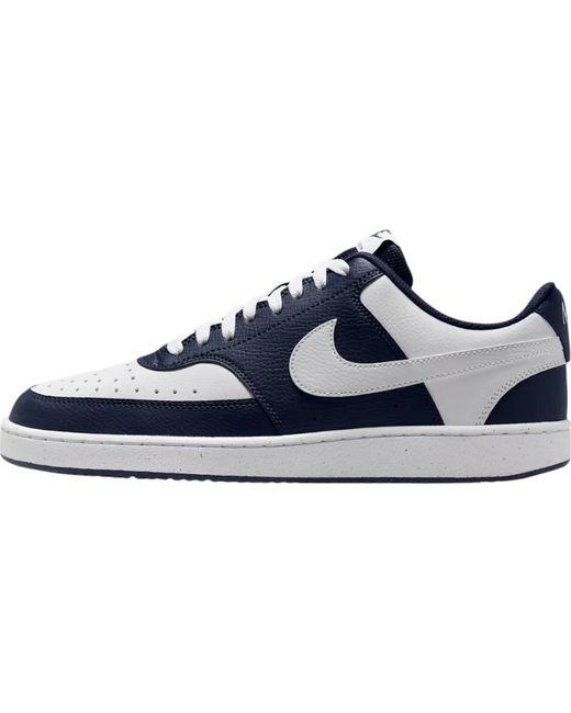 Nike Blue Court Vision Low Trainers Low Cut Lace Up Running Sneakers for men