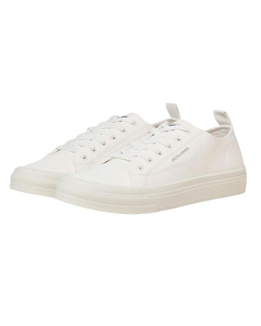 Jack & Jones Jack And Jones Bayswater Trainers (helder Wit) in het White voor heren