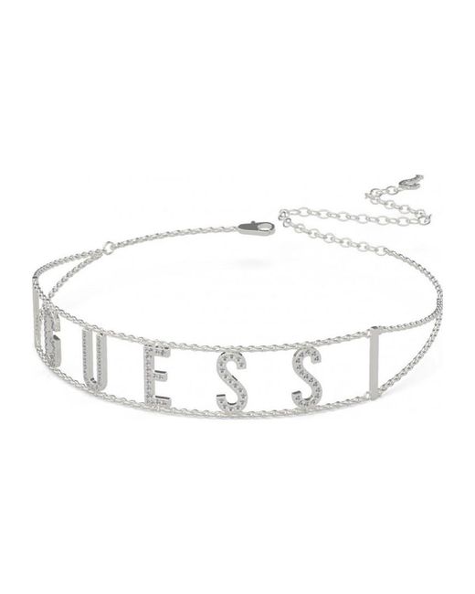 Guess White Ubn20005 Ladies Necklace