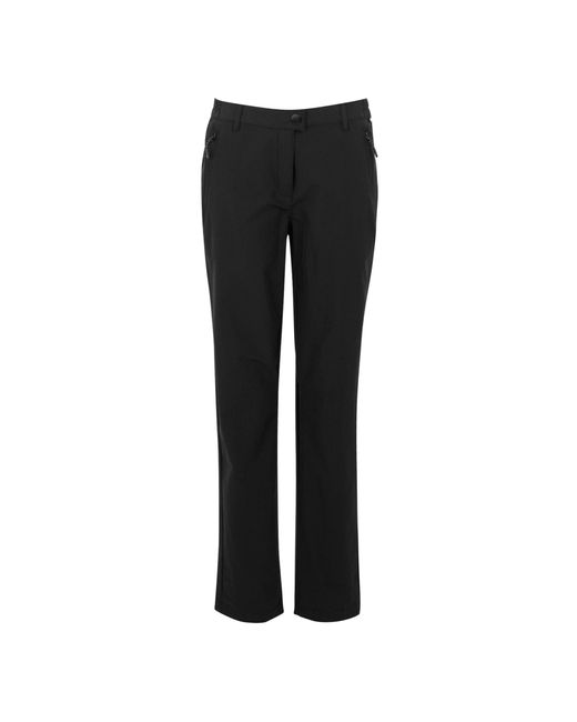 Regatta Black Ladies Highton Ii Hiking Trousers