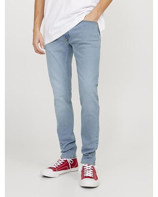 Jack & Jones Blue Jeans Skinny Slim Fit Denim for men