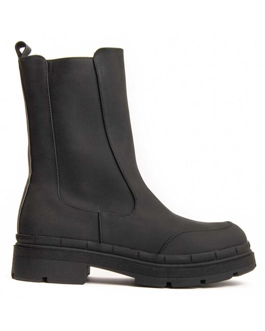 Montevita Black Platform Ankle Boot Marinne3