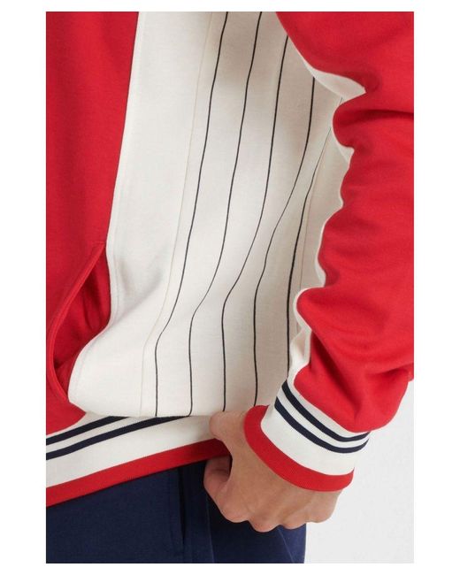 Fila Red Vintage Settanta Baseball Track Jacket Chinese for men