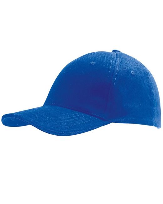 Sol's Blue Büffel 6 Panel Baseballmütze (Königsblau)