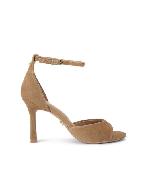 Carvela Kurt Geiger Gray Suede Corletta Sandal Sandals