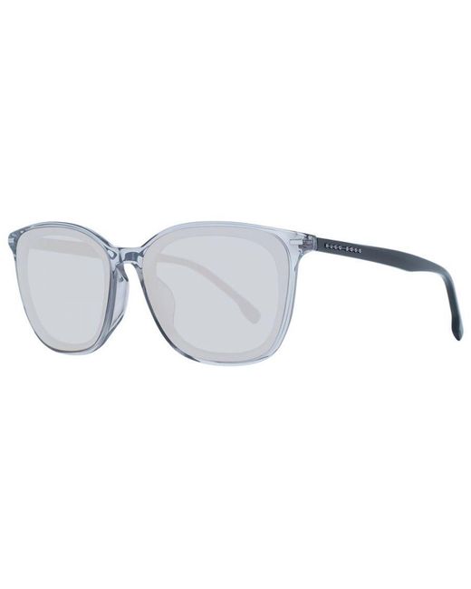 Boss Metallic Square Sunglasses With 100% Uva & Uvb Protection for men