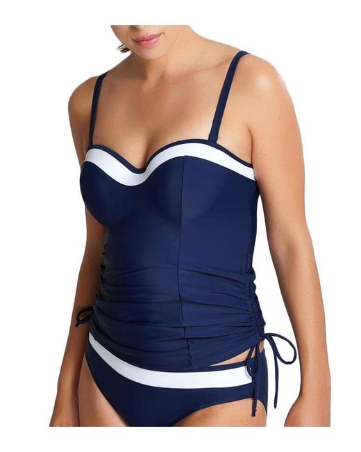 Panache Blue Anya Cruise Tankini Top