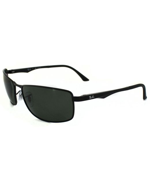 Ray-Ban Black Rayban Sunglasses 3498 002/9A Polarized Metal for men