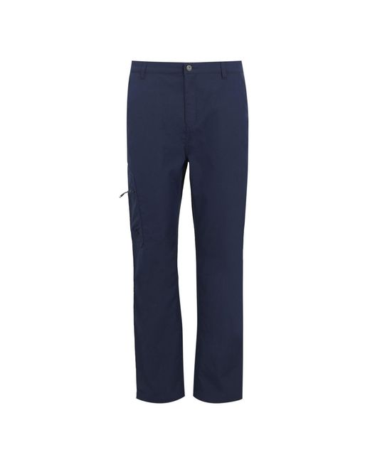 Regatta Blue Dalry Multi Pocket Trousers for men