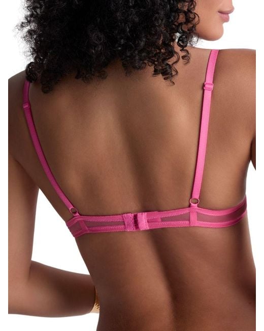 Aubade Pink Rules Of Attraction Moulded Push Up Bra