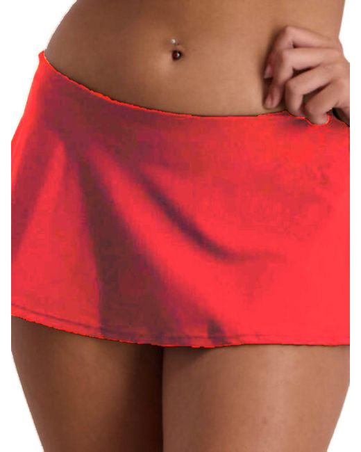 Moontide Red Banded Swim Skirt