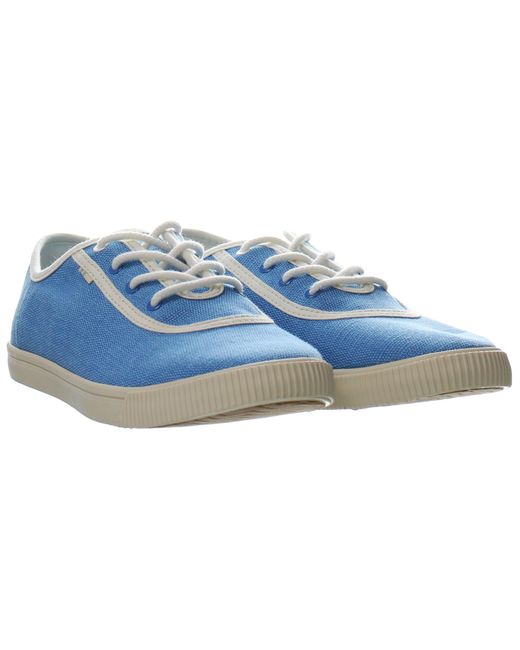 TOMS Blue Low Plimsolls Canvas