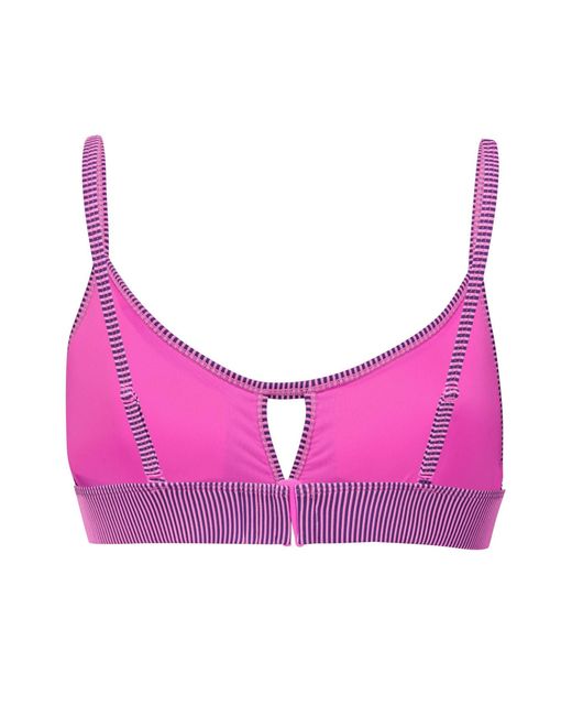 PUMA Purple Peek A Boo Bikini Top