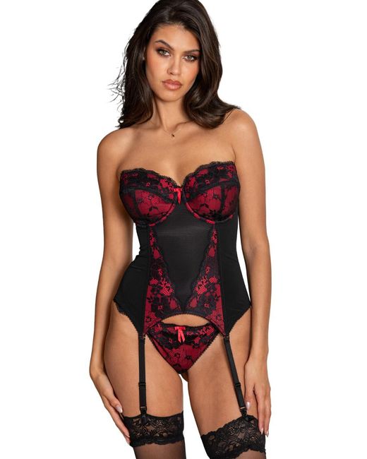 Pour Moi Multicolor Amour Padded Strapless Basque