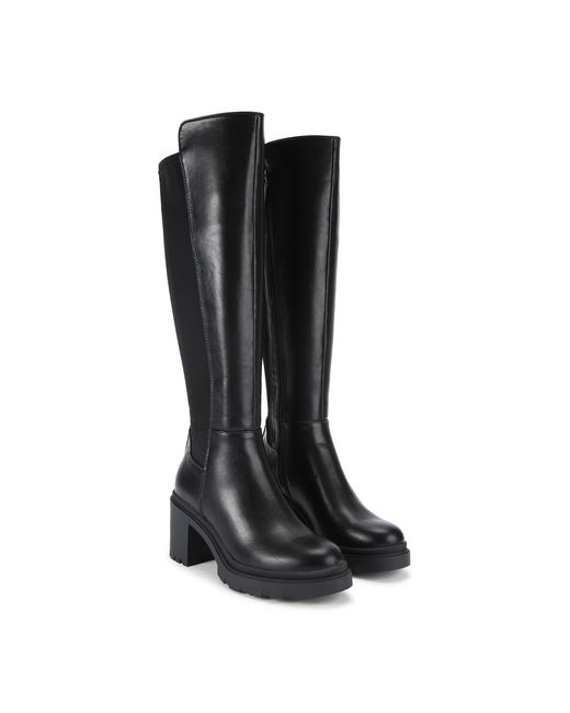 Carvela Kurt Geiger Black Boulder High Leg Boots
