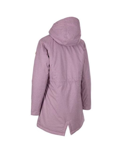 Trespass Purple Ladies Wintertime Waterproof Jacket (Rose Tone)