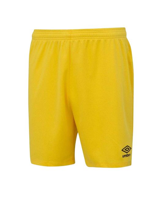 Umbro Yellow Club Shorts for men