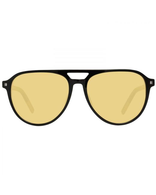 Zegna Metallic Classic Aviator Sunglasses for men