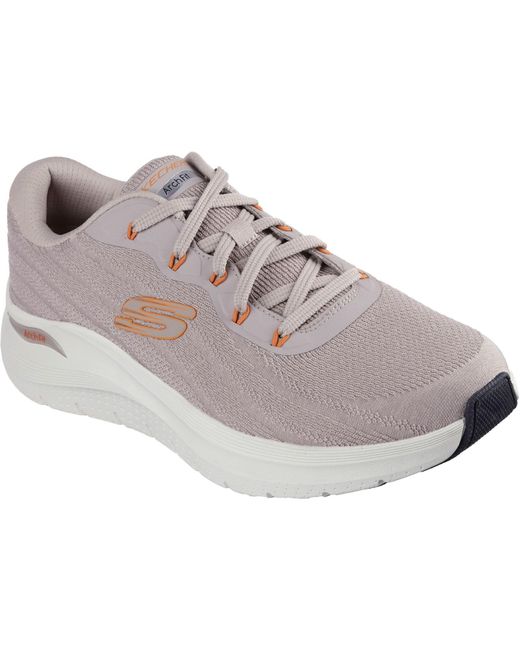 Skechers Gray Arch Fit 2.0 Road Wave 232701Ww-Tpor Taupe/ Slip On Shoes for men