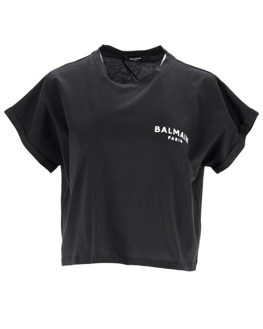 Balmain Black T-Shirts