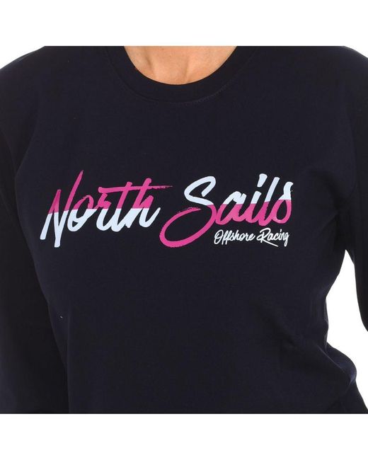North Sails Blue Long-Sleeved Crew-Neck Sweatshirt 9024250